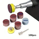 100 יחי' נייר שיוף מתאם למחיקות/לסוגרי בתים 5